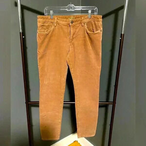 Women’s Ann Taylor Loft Tan Corduroy Relaxed Skinny pants Size 29/8  28” inseam